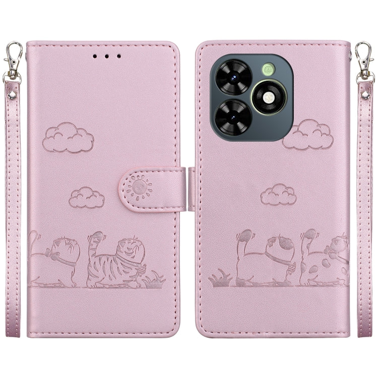 Cute Cats RFID Leather Phone Case, For Tecno Spark 20 Pro, For Tecno Spark Go 2024 / 20 / 20C, For Tecno Pova 5 Pro, For Tecno Pova 5, For Tecno Camon 20 Premier 5G, For Tecno Camon 20 Pro 4G / Camon 20, For Tecno Spark 10 4G / Spark 10C               ...