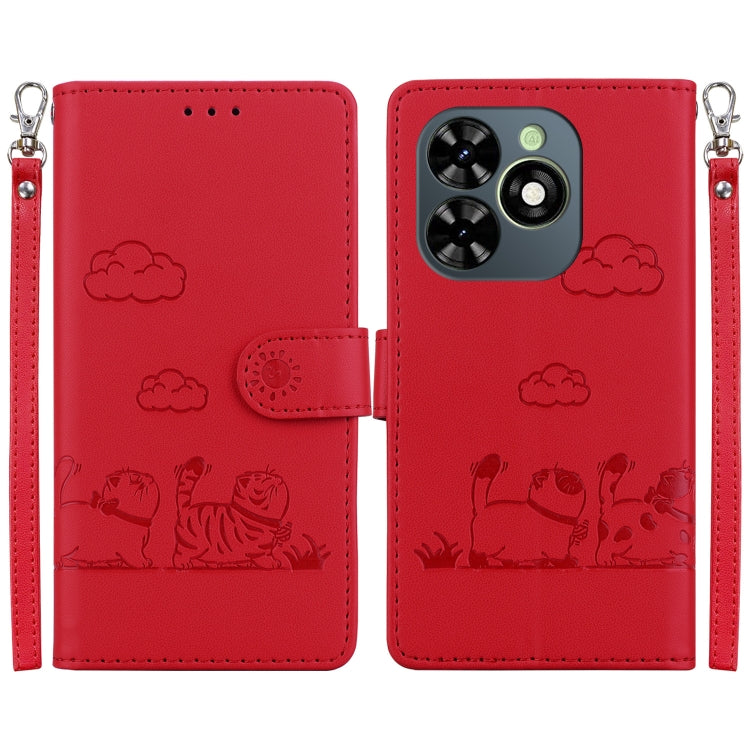 Cute Cats RFID Leather Phone Case, For Tecno Spark 20 Pro, For Tecno Spark Go 2024 / 20 / 20C, For Tecno Pova 5 Pro, For Tecno Pova 5, For Tecno Camon 20 Premier 5G, For Tecno Camon 20 Pro 4G / Camon 20, For Tecno Spark 10 4G / Spark 10C               ...