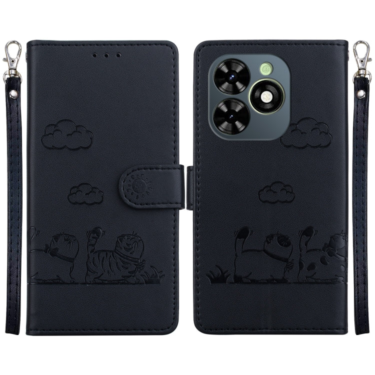 Cute Cats RFID Leather Phone Case, For Tecno Spark 20 Pro, For Tecno Spark Go 2024 / 20 / 20C, For Tecno Pova 5 Pro, For Tecno Pova 5, For Tecno Camon 20 Premier 5G, For Tecno Camon 20 Pro 4G / Camon 20, For Tecno Spark 10 4G / Spark 10C               ...