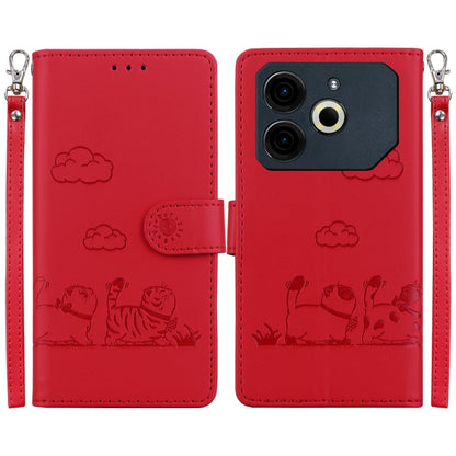 Cute Cats RFID Leather Phone Case, For Tecno Pop 10 / Spark Go 2 4G, For Tecno Camon 40 Pro 4G, For Tecno Camon 40, For Tecno Pop 9 5G / Spark 30C 5G, For Tecno Camon 30S / Camon 30S Pro, For Tecno Spark 30 Pro, For Tecno Spark 30 4G                   ...
