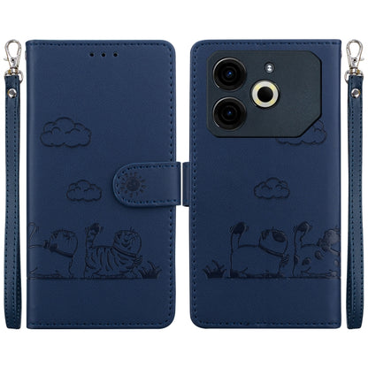 Cute Cats RFID Leather Phone Case, For Tecno Pop 10 / Spark Go 2 4G, For Tecno Camon 40 Pro 4G, For Tecno Camon 40, For Tecno Pop 9 5G / Spark 30C 5G, For Tecno Camon 30S / Camon 30S Pro, For Tecno Spark 30 Pro, For Tecno Spark 30 4G                   ...