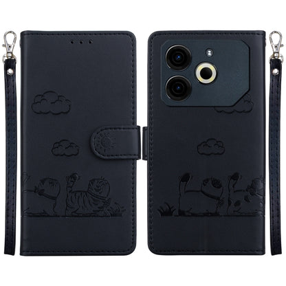 Cute Cats RFID Leather Phone Case, For Tecno Pop 10 / Spark Go 2 4G, For Tecno Camon 40 Pro 4G, For Tecno Camon 40, For Tecno Pop 9 5G / Spark 30C 5G, For Tecno Camon 30S / Camon 30S Pro, For Tecno Spark 30 Pro, For Tecno Spark 30 4G                   ...