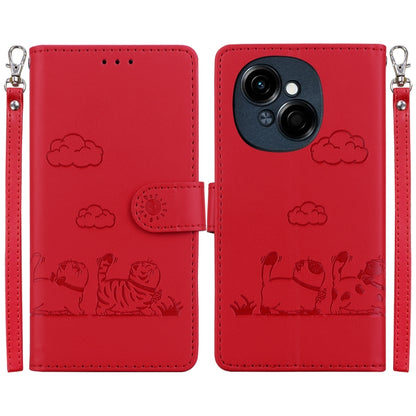 Cute Cats RFID Leather Phone Case, For Tecno Pop 10 / Spark Go 2 4G, For Tecno Camon 40 Pro 4G, For Tecno Camon 40, For Tecno Pop 9 5G / Spark 30C 5G, For Tecno Camon 30S / Camon 30S Pro, For Tecno Spark 30 Pro, For Tecno Spark 30 4G                   ...