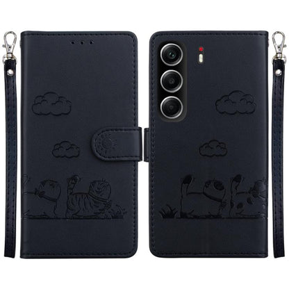Cute Cats RFID Leather Phone Case, For Tecno Pop 10 / Spark Go 2 4G, For Tecno Camon 40 Pro 4G, For Tecno Camon 40, For Tecno Pop 9 5G / Spark 30C 5G, For Tecno Camon 30S / Camon 30S Pro, For Tecno Spark 30 Pro, For Tecno Spark 30 4G                   ...