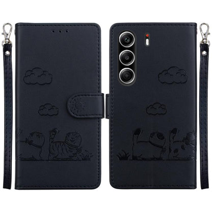 Cute Cats RFID Leather Phone Case, For Tecno Pop 10 / Spark Go 2 4G, For Tecno Camon 40 Pro 4G, For Tecno Camon 40, For Tecno Pop 9 5G / Spark 30C 5G, For Tecno Camon 30S / Camon 30S Pro, For Tecno Spark 30 Pro, For Tecno Spark 30 4G                   ...