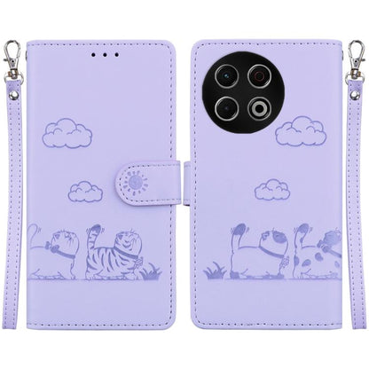 Cute Cats RFID Leather Phone Case, For Tecno Pop 10 / Spark Go 2 4G, For Tecno Camon 40 Pro 4G, For Tecno Camon 40, For Tecno Pop 9 5G / Spark 30C 5G, For Tecno Camon 30S / Camon 30S Pro, For Tecno Spark 30 Pro, For Tecno Spark 30 4G                   ...