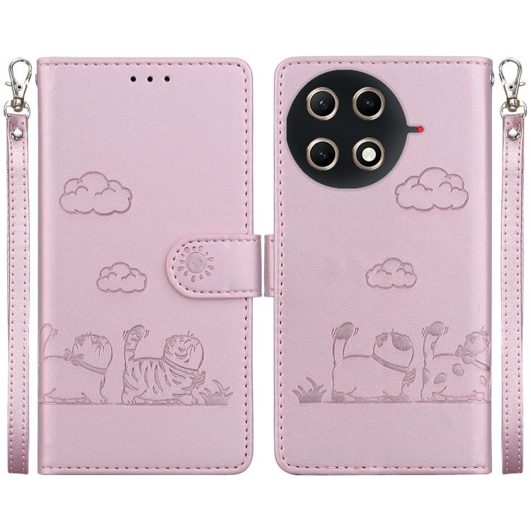 Cute Cats RFID Leather Phone Case, For Tecno Pop 10 / Spark Go 2 4G, For Tecno Camon 40 Pro 4G, For Tecno Camon 40, For Tecno Pop 9 5G / Spark 30C 5G, For Tecno Camon 30S / Camon 30S Pro, For Tecno Spark 30 Pro, For Tecno Spark 30 4G                   ...