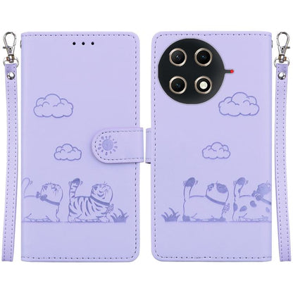 Cute Cats RFID Leather Phone Case, For Tecno Pop 10 / Spark Go 2 4G, For Tecno Camon 40 Pro 4G, For Tecno Camon 40, For Tecno Pop 9 5G / Spark 30C 5G, For Tecno Camon 30S / Camon 30S Pro, For Tecno Spark 30 Pro, For Tecno Spark 30 4G                   ...