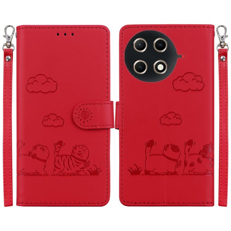 Cute Cats RFID Leather Phone Case, For Tecno Pop 10 / Spark Go 2 4G, For Tecno Camon 40 Pro 4G, For Tecno Camon 40, For Tecno Pop 9 5G / Spark 30C 5G, For Tecno Camon 30S / Camon 30S Pro, For Tecno Spark 30 Pro, For Tecno Spark 30 4G                   ...