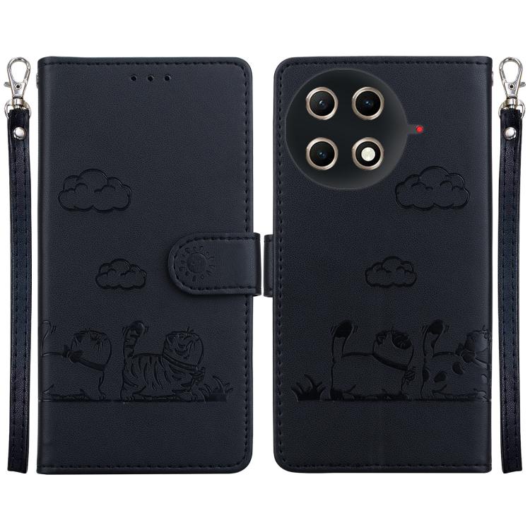 Cute Cats RFID Leather Phone Case, For Tecno Pop 10 / Spark Go 2 4G, For Tecno Camon 40 Pro 4G, For Tecno Camon 40, For Tecno Pop 9 5G / Spark 30C 5G, For Tecno Camon 30S / Camon 30S Pro, For Tecno Spark 30 Pro, For Tecno Spark 30 4G                   ...