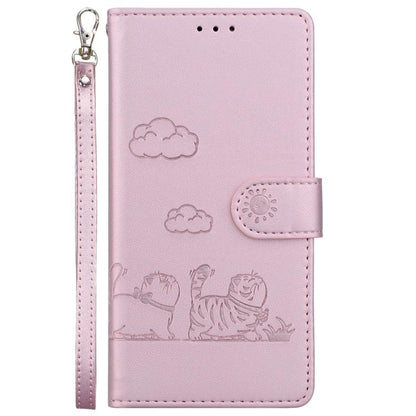 Cute Cats RFID Leather Phone Case, For Tecno Pop 10 / Spark Go 2 4G, For Tecno Camon 40 Pro 4G, For Tecno Camon 40, For Tecno Pop 9 5G / Spark 30C 5G, For Tecno Camon 30S / Camon 30S Pro, For Tecno Spark 30 Pro, For Tecno Spark 30 4G                   ...