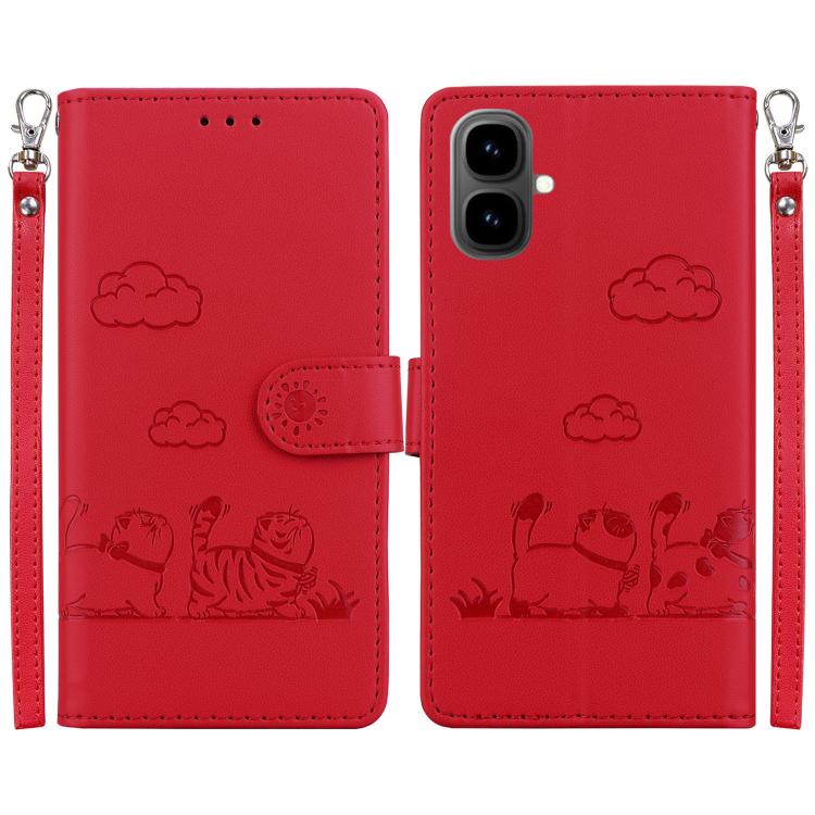 Cute Cats RFID Leather Phone Case, For Tecno Pop 10 / Spark Go 2 4G, For Tecno Camon 40 Pro 4G, For Tecno Camon 40, For Tecno Pop 9 5G / Spark 30C 5G, For Tecno Camon 30S / Camon 30S Pro, For Tecno Spark 30 Pro, For Tecno Spark 30 4G                   ...