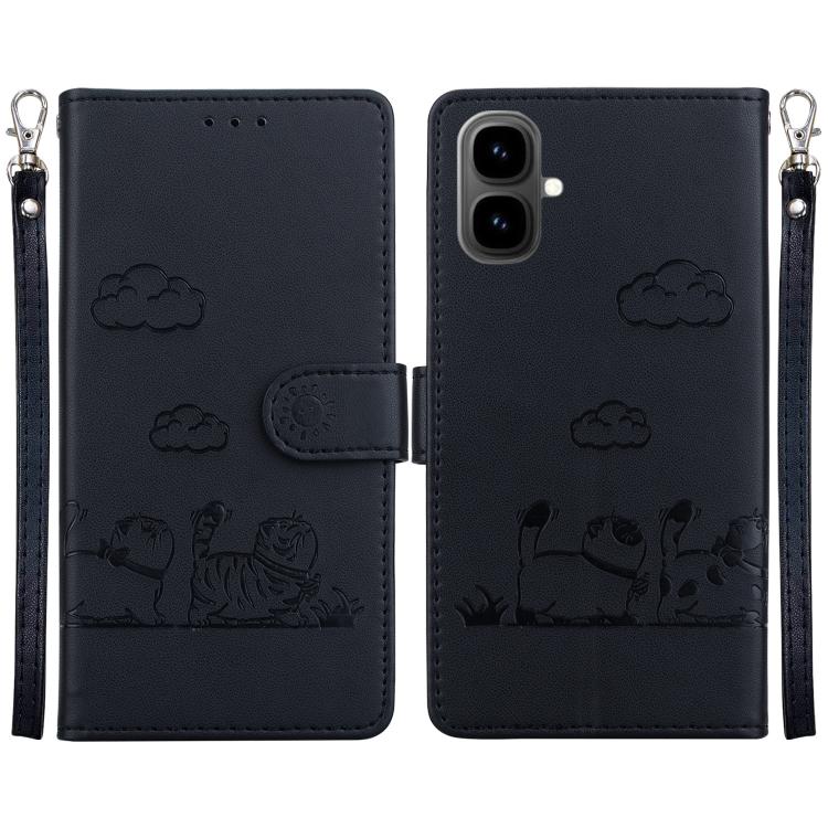 Cute Cats RFID Leather Phone Case, For Tecno Pop 10 / Spark Go 2 4G, For Tecno Camon 40 Pro 4G, For Tecno Camon 40, For Tecno Pop 9 5G / Spark 30C 5G, For Tecno Camon 30S / Camon 30S Pro, For Tecno Spark 30 Pro, For Tecno Spark 30 4G                   ...