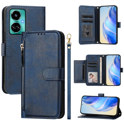 Multi-Card Slots Zipper Wallet Leather Phone Case, For Tecno Pova 6 4G, For Tecno Pova 6 5G / Pova 6 Pro 5G, For Tecno Camon 30 Pro 5G, For Tecno Camon 30 4G / 5G, For Tecno Spark 20 Pro+ 4G, For Tecno Spark Go 2024, For Tecno Pova 5 Pro               ...