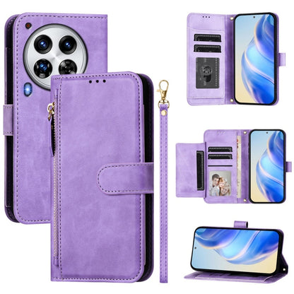 Multi-Card Slots Zipper Wallet Leather Phone Case, For Tecno Camon 50 Pro 4G, For Tecno Camon 50 4G, For Tecno Spark Slim, For Tecno Camon 40 Pro 4G, For Tecno Camon 40 Premier, For Tecno Camon 40 4G, For Tecno Spark 30 5G / Pova 6 Neo 5G              ...