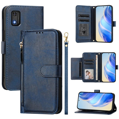 Multi-Card Slots Zipper Wallet Leather Phone Case, For Tecno Camon 50 Pro 4G, For Tecno Camon 50 4G, For Tecno Spark Slim, For Tecno Camon 40 Pro 4G, For Tecno Camon 40 Premier, For Tecno Camon 40 4G, For Tecno Spark 30 5G / Pova 6 Neo 5G              ...