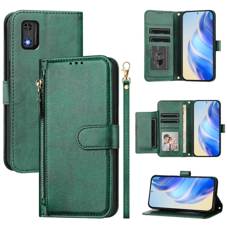 Multi-Card Slots Zipper Wallet Leather Phone Case, For Tecno Camon 50 Pro 4G, For Tecno Camon 50 4G, For Tecno Spark Slim, For Tecno Camon 40 Pro 4G, For Tecno Camon 40 Premier, For Tecno Camon 40 4G, For Tecno Spark 30 5G / Pova 6 Neo 5G              ...