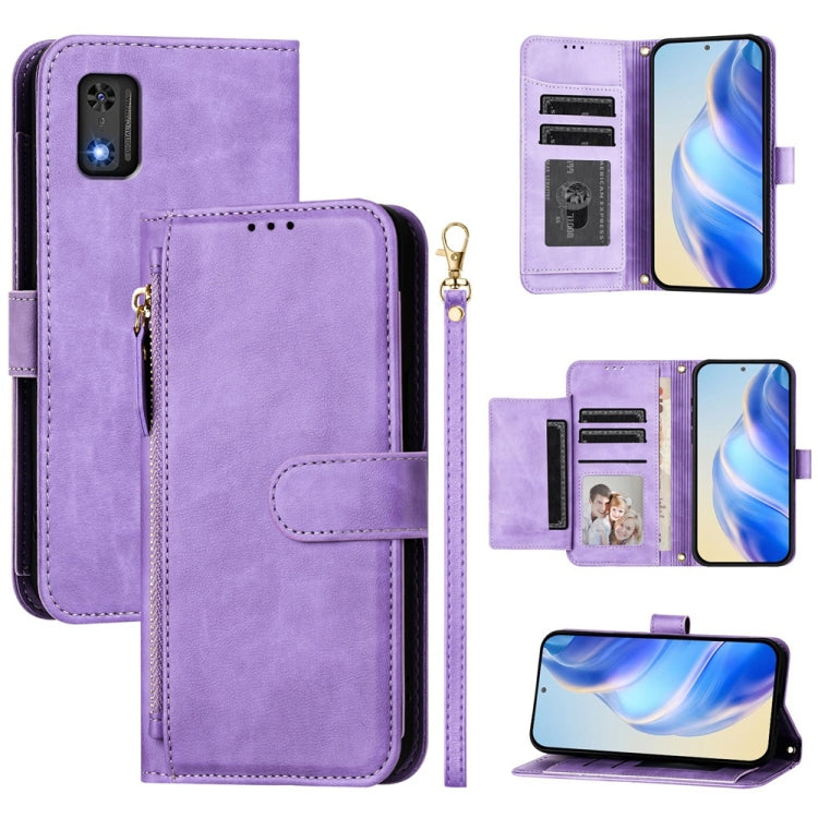 Multi-Card Slots Zipper Wallet Leather Phone Case, For Tecno Camon 50 Pro 4G, For Tecno Camon 50 4G, For Tecno Spark Slim, For Tecno Camon 40 Pro 4G, For Tecno Camon 40 Premier, For Tecno Camon 40 4G, For Tecno Spark 30 5G / Pova 6 Neo 5G              ...