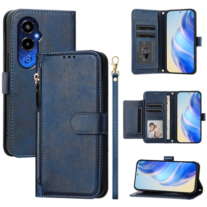 Multi-Card Slots Zipper Wallet Leather Phone Case, For Tecno Pova 4 Pro, For Tecno Pova 4, For Tecno Pova Neo 2, For Tecno Spark Go 2022 / Spark 8C / Spark 9, For Tecno Spark 9T / Spark 9 Pro, For Tecno Pova 3, For Tecno Pop 5, For Tecno Spark 7P      ...