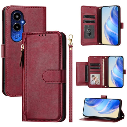 Multi-Card Slots Zipper Wallet Leather Phone Case, For Tecno Pova 4 Pro, For Tecno Pova 4, For Tecno Pova Neo 2, For Tecno Spark Go 2022 / Spark 8C / Spark 9, For Tecno Spark 9T / Spark 9 Pro, For Tecno Pova 3, For Tecno Pop 5, For Tecno Spark 7P      ...