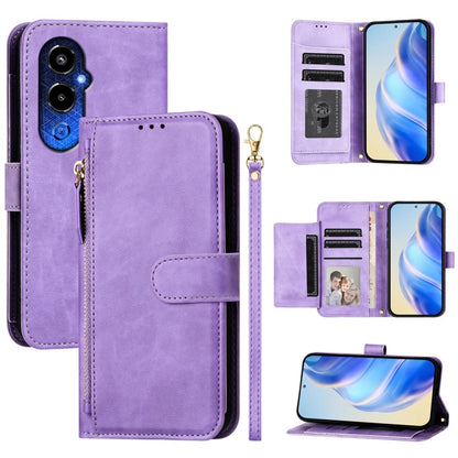 Multi-Card Slots Zipper Wallet Leather Phone Case, For Tecno Pova 4 Pro, For Tecno Pova 4, For Tecno Pova Neo 2, For Tecno Spark Go 2022 / Spark 8C / Spark 9, For Tecno Spark 9T / Spark 9 Pro, For Tecno Pova 3, For Tecno Pop 5, For Tecno Spark 7P      ...