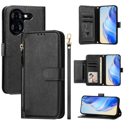 Multi-Card Slots Zipper Wallet Leather Phone Case, For Tecno Pova 6 4G, For Tecno Pova 6 5G / Pova 6 Pro 5G, For Tecno Camon 30 Pro 5G, For Tecno Camon 30 4G / 5G, For Tecno Spark 20 Pro+ 4G, For Tecno Spark Go 2024, For Tecno Pova 5 Pro               ...