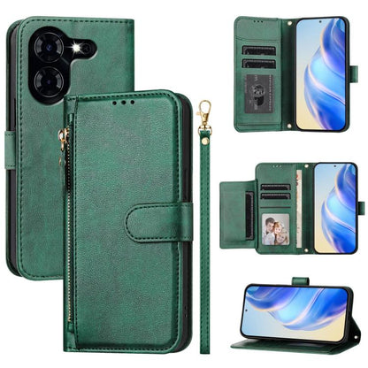 Multi-Card Slots Zipper Wallet Leather Phone Case, For Tecno Pova 6 4G, For Tecno Pova 6 5G / Pova 6 Pro 5G, For Tecno Camon 30 Pro 5G, For Tecno Camon 30 4G / 5G, For Tecno Spark 20 Pro+ 4G, For Tecno Spark Go 2024, For Tecno Pova 5 Pro               ...