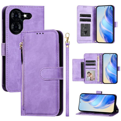 Multi-Card Slots Zipper Wallet Leather Phone Case, For Tecno Pova 6 4G, For Tecno Pova 6 5G / Pova 6 Pro 5G, For Tecno Camon 30 Pro 5G, For Tecno Camon 30 4G / 5G, For Tecno Spark 20 Pro+ 4G, For Tecno Spark Go 2024, For Tecno Pova 5 Pro               ...
