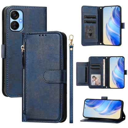 Multi-Card Slots Zipper Wallet Leather Phone Case, For Tecno Pova 4 Pro, For Tecno Pova 4, For Tecno Pova Neo 2, For Tecno Spark Go 2022 / Spark 8C / Spark 9, For Tecno Spark 9T / Spark 9 Pro, For Tecno Pova 3, For Tecno Pop 5, For Tecno Spark 7P      ...