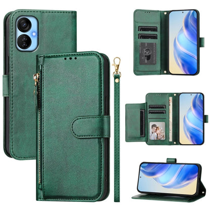 Multi-Card Slots Zipper Wallet Leather Phone Case, For Tecno Pova 4 Pro, For Tecno Pova 4, For Tecno Pova Neo 2, For Tecno Spark Go 2022 / Spark 8C / Spark 9, For Tecno Spark 9T / Spark 9 Pro, For Tecno Pova 3, For Tecno Pop 5, For Tecno Spark 7P      ...