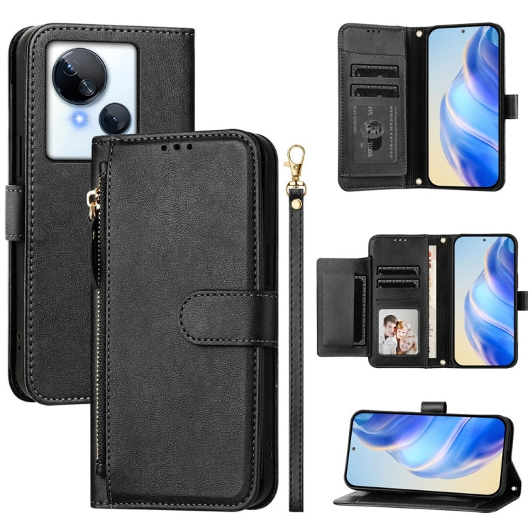 Multi-Card Slots Zipper Wallet Leather Phone Case, For Tecno Pova 6 4G, For Tecno Pova 6 5G / Pova 6 Pro 5G, For Tecno Camon 30 Pro 5G, For Tecno Camon 30 4G / 5G, For Tecno Spark 20 Pro+ 4G, For Tecno Spark Go 2024, For Tecno Pova 5 Pro               ...
