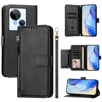 Multi-Card Slots Zipper Wallet Leather Phone Case, For Tecno Pova 6 4G, For Tecno Pova 6 5G / Pova 6 Pro 5G, For Tecno Camon 30 Pro 5G, For Tecno Camon 30 4G / 5G, For Tecno Spark 20 Pro+ 4G, For Tecno Spark Go 2024, For Tecno Pova 5 Pro               ...