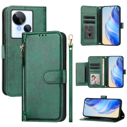 Multi-Card Slots Zipper Wallet Leather Phone Case, For Tecno Pova 6 4G, For Tecno Pova 6 5G / Pova 6 Pro 5G, For Tecno Camon 30 Pro 5G, For Tecno Camon 30 4G / 5G, For Tecno Spark 20 Pro+ 4G, For Tecno Spark Go 2024, For Tecno Pova 5 Pro               ...