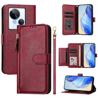 Multi-Card Slots Zipper Wallet Leather Phone Case, For Tecno Pova 6 4G, For Tecno Pova 6 5G / Pova 6 Pro 5G, For Tecno Camon 30 Pro 5G, For Tecno Camon 30 4G / 5G, For Tecno Spark 20 Pro+ 4G, For Tecno Spark Go 2024, For Tecno Pova 5 Pro               ...