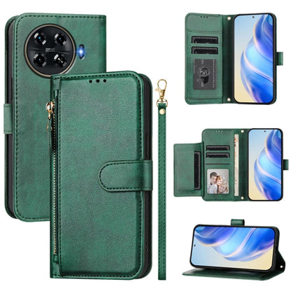 Multi-Card Slots Zipper Wallet Leather Phone Case, For Tecno Pova 6 4G, For Tecno Pova 6 5G / Pova 6 Pro 5G, For Tecno Camon 30 Pro 5G, For Tecno Camon 30 4G / 5G, For Tecno Spark 20 Pro+ 4G, For Tecno Spark Go 2024, For Tecno Pova 5 Pro               ...