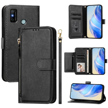 Multi-Card Slots Zipper Wallet Leather Phone Case, For Tecno Pova 4 Pro, For Tecno Pova 4, For Tecno Pova Neo 2, For Tecno Spark Go 2022 / Spark 8C / Spark 9, For Tecno Spark 9T / Spark 9 Pro, For Tecno Pova 3, For Tecno Pop 5, For Tecno Spark 7P      ...
