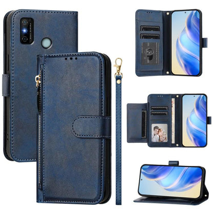 Multi-Card Slots Zipper Wallet Leather Phone Case, For Tecno Pova 4 Pro, For Tecno Pova 4, For Tecno Pova Neo 2, For Tecno Spark Go 2022 / Spark 8C / Spark 9, For Tecno Spark 9T / Spark 9 Pro, For Tecno Pova 3, For Tecno Pop 5, For Tecno Spark 7P      ...