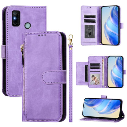 Multi-Card Slots Zipper Wallet Leather Phone Case, For Tecno Pova 4 Pro, For Tecno Pova 4, For Tecno Pova Neo 2, For Tecno Spark Go 2022 / Spark 8C / Spark 9, For Tecno Spark 9T / Spark 9 Pro, For Tecno Pova 3, For Tecno Pop 5, For Tecno Spark 7P      ...