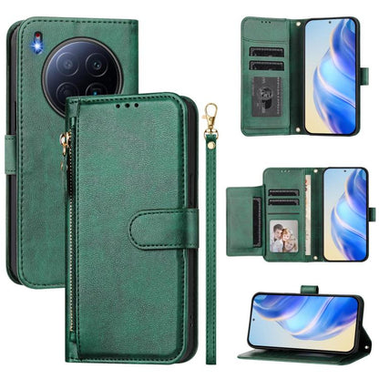 Multi-Card Slots Zipper Wallet Leather Phone Case, For Tecno Camon 50 Pro 4G, For Tecno Camon 50 4G, For Tecno Spark Slim, For Tecno Camon 40 Pro 4G, For Tecno Camon 40 Premier, For Tecno Camon 40 4G, For Tecno Spark 30 5G / Pova 6 Neo 5G              ...