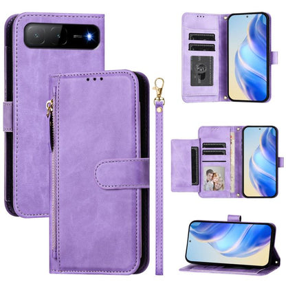 Multi-Card Slots Zipper Wallet Leather Phone Case, For Tecno Camon 50 Pro 4G, For Tecno Camon 50 4G, For Tecno Spark Slim, For Tecno Camon 40 Pro 4G, For Tecno Camon 40 Premier, For Tecno Camon 40 4G, For Tecno Spark 30 5G / Pova 6 Neo 5G              ...