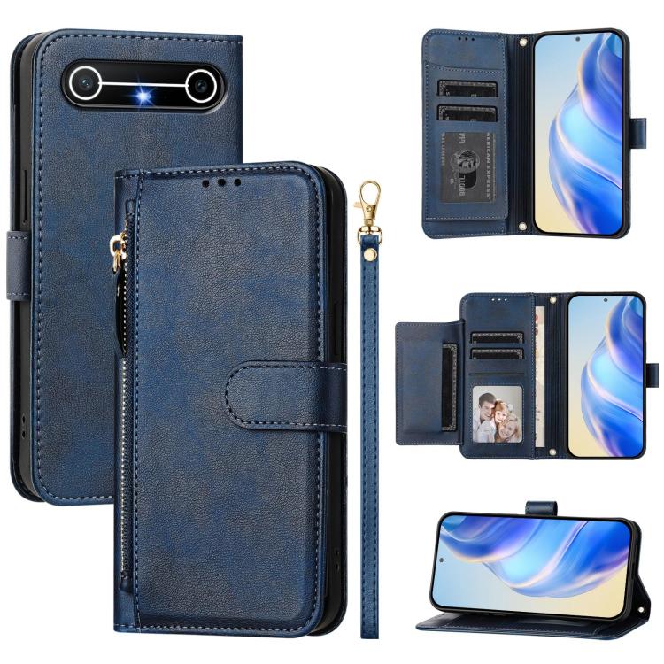 Multi-Card Slots Zipper Wallet Leather Phone Case, For Tecno Camon 50 Pro 4G, For Tecno Camon 50 4G, For Tecno Spark Slim, For Tecno Camon 40 Pro 4G, For Tecno Camon 40 Premier, For Tecno Camon 40 4G, For Tecno Spark 30 5G / Pova 6 Neo 5G              ...