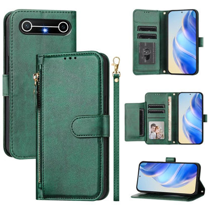 Multi-Card Slots Zipper Wallet Leather Phone Case, For Tecno Camon 50 Pro 4G, For Tecno Camon 50 4G, For Tecno Spark Slim, For Tecno Camon 40 Pro 4G, For Tecno Camon 40 Premier, For Tecno Camon 40 4G, For Tecno Spark 30 5G / Pova 6 Neo 5G              ...