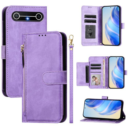 Multi-Card Slots Zipper Wallet Leather Phone Case, For Tecno Camon 50 Pro 4G, For Tecno Camon 50 4G, For Tecno Spark Slim, For Tecno Camon 40 Pro 4G, For Tecno Camon 40 Premier, For Tecno Camon 40 4G, For Tecno Spark 30 5G / Pova 6 Neo 5G              ...