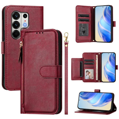 Multi-Card Slots Zipper Wallet Leather Phone Case, For Tecno Camon 50 Pro 4G, For Tecno Camon 50 4G, For Tecno Spark Slim, For Tecno Camon 40 Pro 4G, For Tecno Camon 40 Premier, For Tecno Camon 40 4G, For Tecno Spark 30 5G / Pova 6 Neo 5G              ...