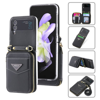POLA Multi-Card Slots Zipper Wallet Phone Case