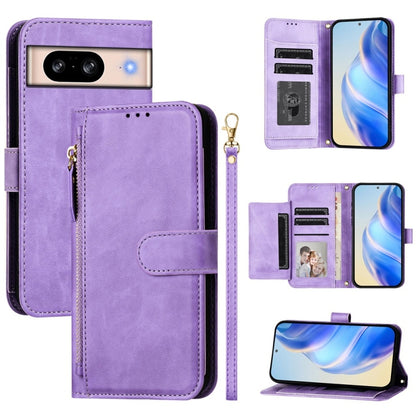 Multi-Card Slots Zipper Wallet Leather Phone Case, For Google Pixel 11 Pro XL, For Google Pixel 11 Pro / Pixel 11, For Google Pixel 10 Pro XL, For Google Pixel 10 / Pixel 10 Pro, For Google Pixel 9a, For Google Pixel 9 Pro XL                           ...