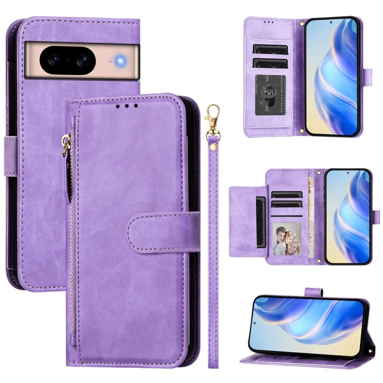 Multi-Card Slots Zipper Wallet Leather Phone Case, For Google Pixel 11 Pro XL, For Google Pixel 11 Pro / Pixel 11, For Google Pixel 10 Pro XL, For Google Pixel 10 / Pixel 10 Pro, For Google Pixel 9a, For Google Pixel 9 Pro XL                           ...