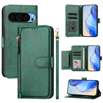 Multi-Card Slots Zipper Wallet Leather Phone Case, For Google Pixel 11 Pro XL, For Google Pixel 11 Pro / Pixel 11, For Google Pixel 10 Pro XL, For Google Pixel 10 / Pixel 10 Pro, For Google Pixel 9a, For Google Pixel 9 Pro XL                           ...