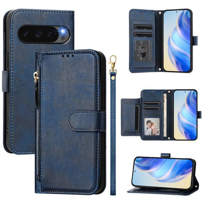 Multi-Card Slots Zipper Wallet Leather Phone Case, For Google Pixel 11 Pro XL, For Google Pixel 11 Pro / Pixel 11, For Google Pixel 10 Pro XL, For Google Pixel 10 / Pixel 10 Pro, For Google Pixel 9a, For Google Pixel 9 Pro XL                           ...