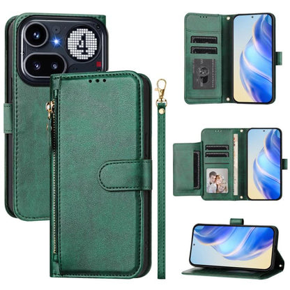 Multi-Card Slots Zipper Wallet Leather Phone Case, For Nothing Phone 4a Pro, For Nothing Phone 4a, For Nothing CMF Phone 1, For Nothing Phone 2a